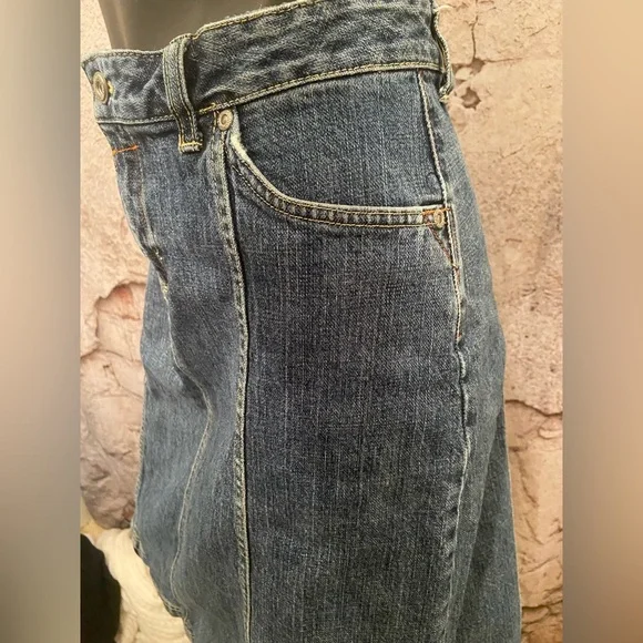 Columbia Blue Denim Straight Skirt - Picture 5 of 9